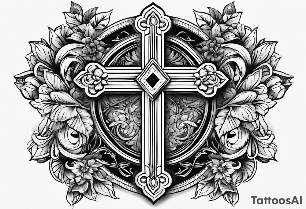 cross tattoo idea