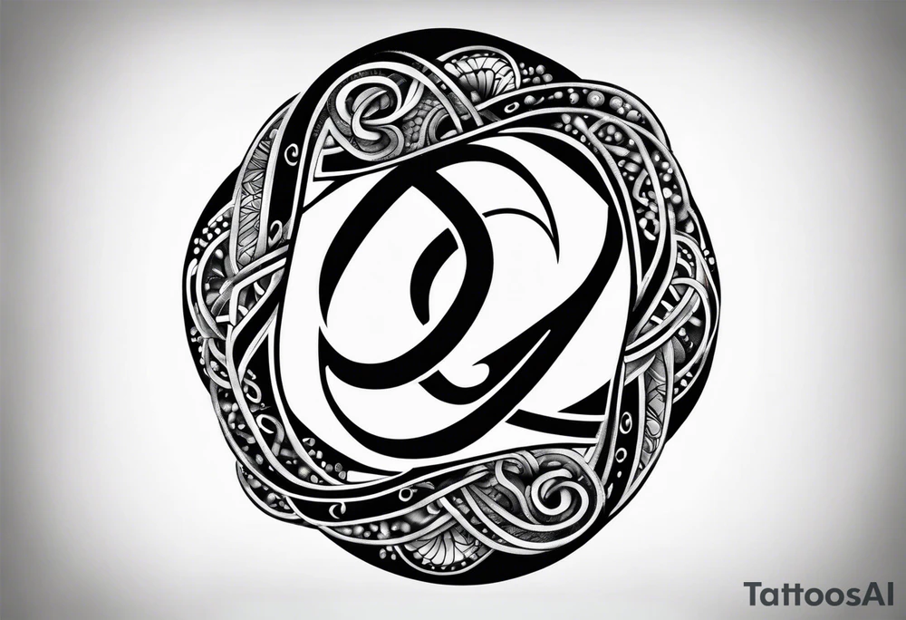 Double infinity symbol with TB5 shown once inside symbol tattoo idea Double infinity symbol with TB5 shown once inside symbol tattoo idea