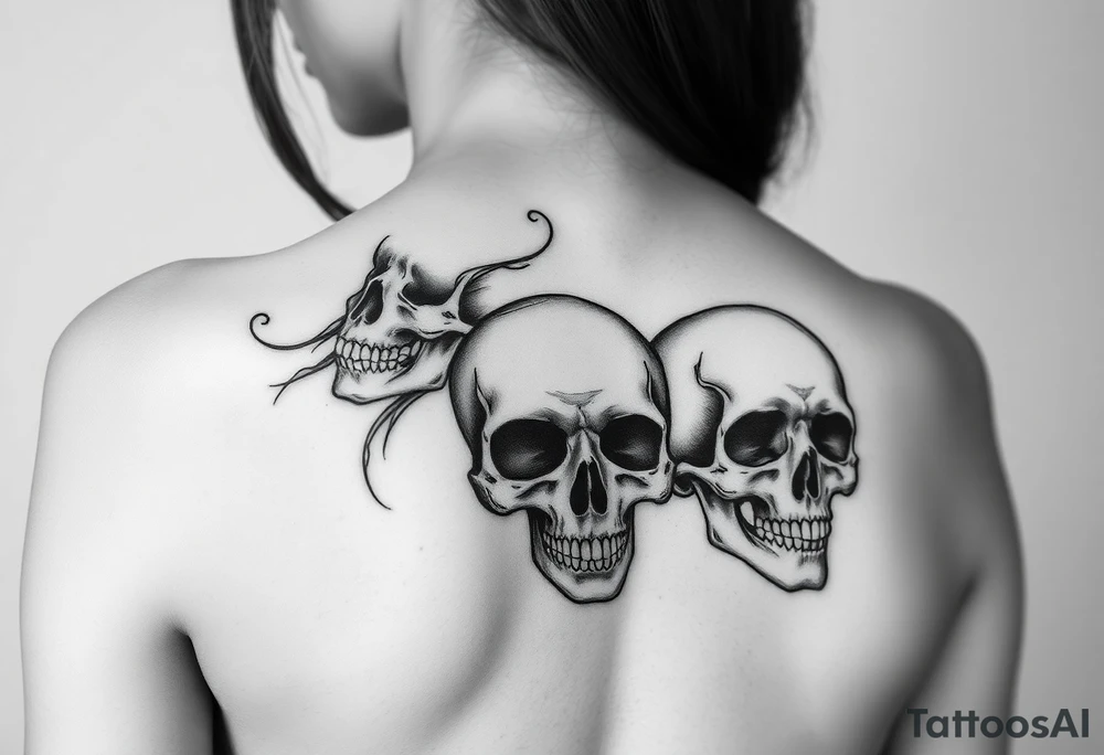 Skulls tattoo idea