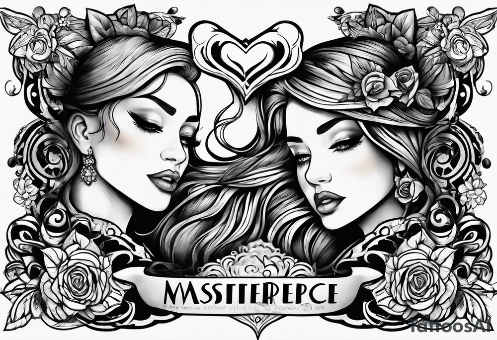 life is about love tattoo idea