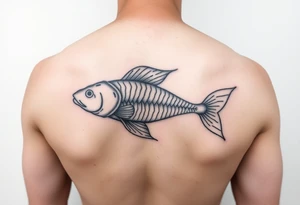 Pisces zodiac tattoo idea