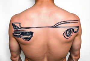 1956 Plymouth Belvedere and shading tattoo idea