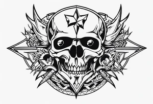 Thrash metal tattoo idea