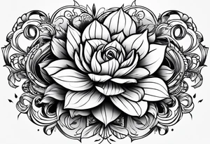 Lua media no braço tattoo idea