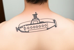 Submarine in a bottle tattoo idea