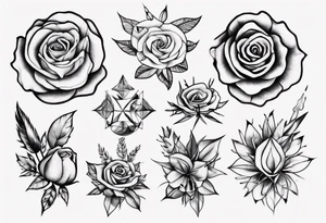 rose des vents tattoo idea