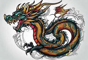 Dragon tattoo idea
