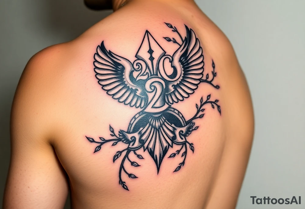 on my right arm, it will be a full sleeve, with the top half is an eagle scout symbol combined with the army national guard cook (92G) emblem and it's intertwined with vines symbolizing growth. it will transition into a autistic-steampunk-gothic-rock theme for the bottom half of the sleeve. representing my life up till now. tattoo idea