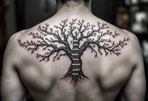 Family tree of 8 with names for woman tattoo idea