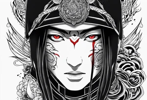 Itachi Uchia powering up tattoo idea