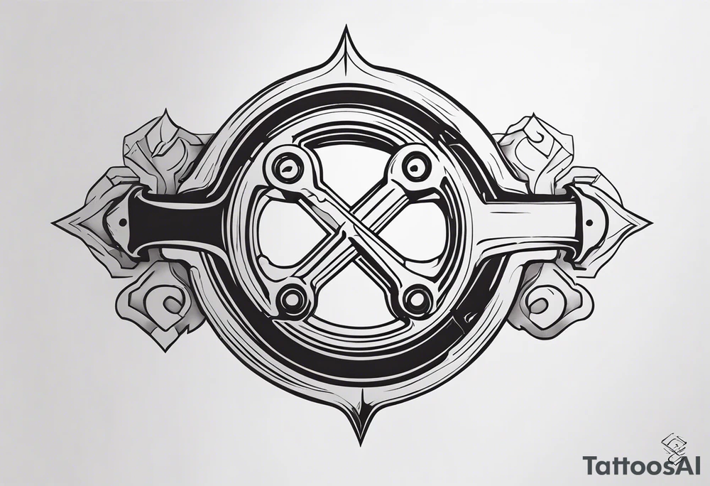 wrench tattoo idea