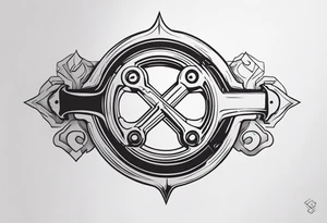 wrench tattoo idea