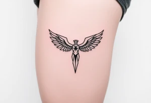 Angel of the north tattoo idea