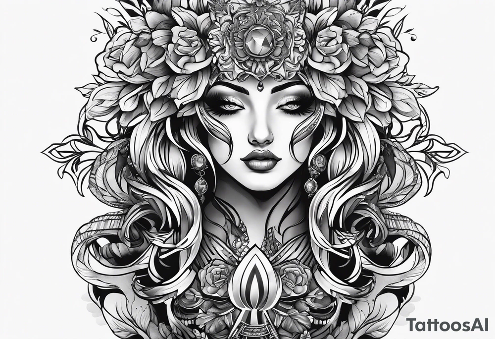 Tattoo am Arm mit einem großen Stammbaum tattoo idea