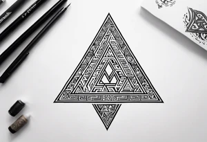 Valhalla valknut tattoo idea