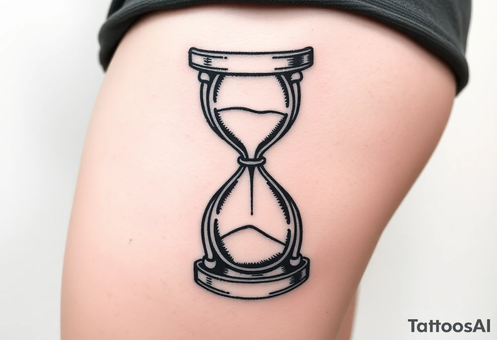 hourglass tattoo idea