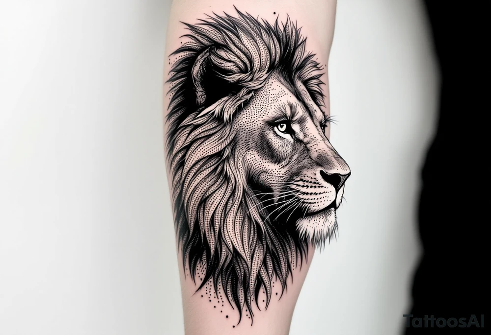 lion tattoo idea