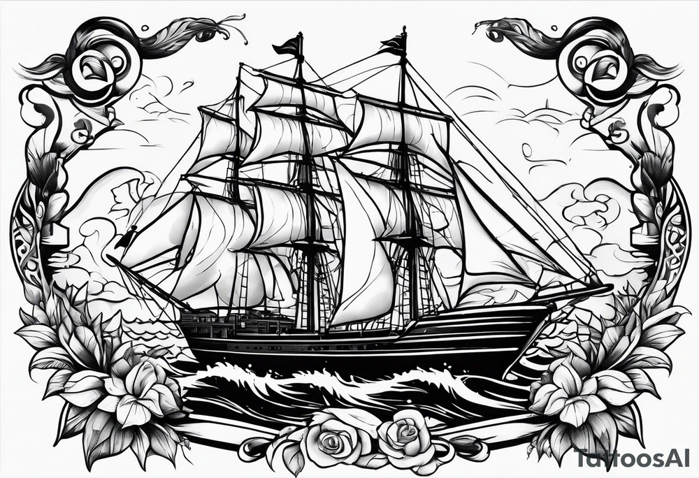 Sailor Jerry theme tattoo idea