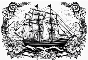 Sailor Jerry theme tattoo idea