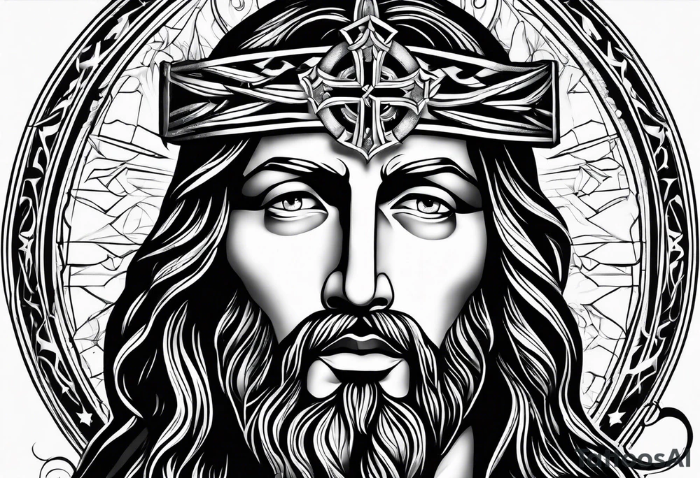 Jesus tattoo idea