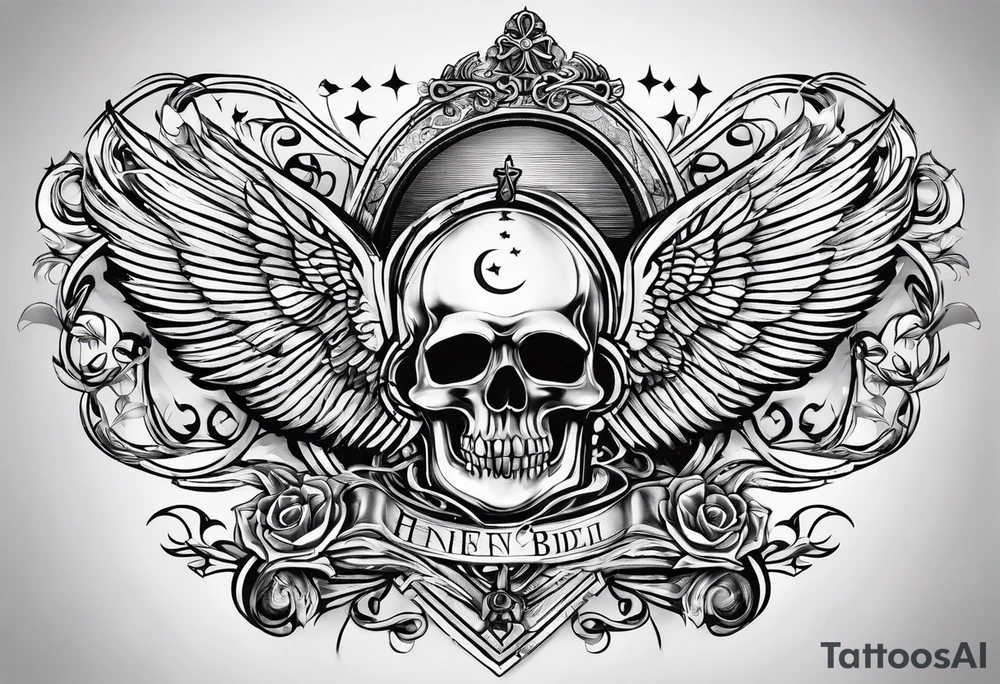 Nursing logo with scripture from the bible tattoo idea