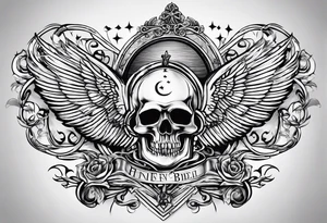 Nursing logo with scripture from the bible tattoo idea