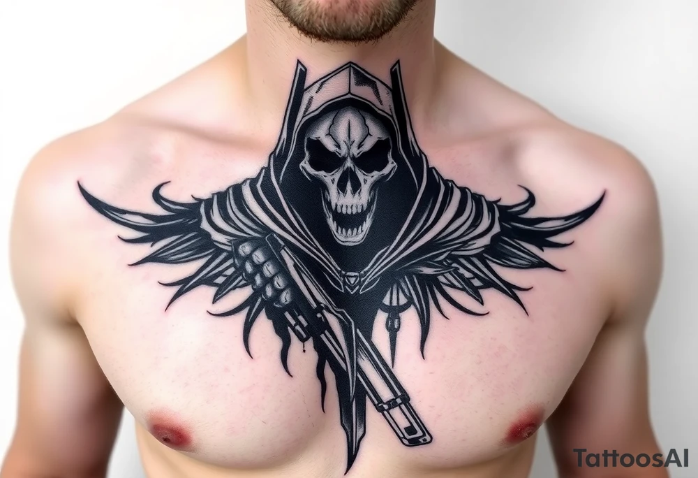 call of duty modern warfare 2 ghost tattoo idea