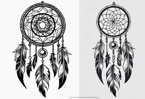 Dreamcatcher tattoo. tattoo idea