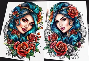 mother daughter tattoo idea