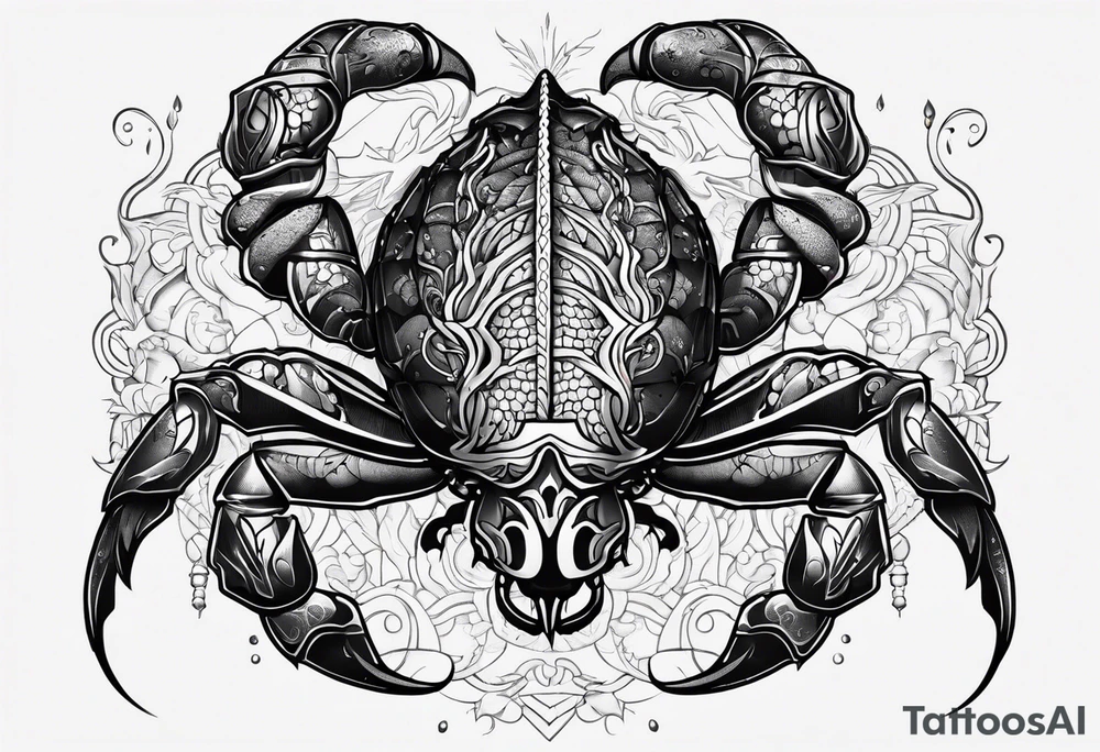 scorpio tattoo idea