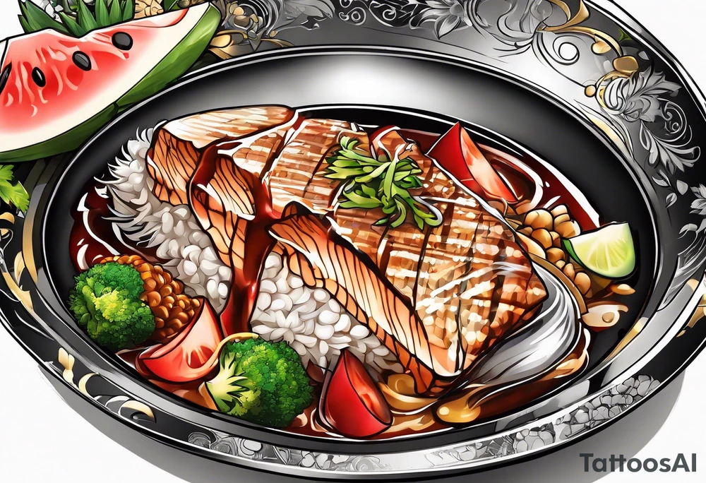 Kamado Tanjirou tattoo idea