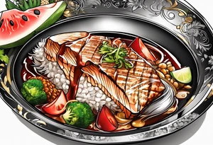 Kamado Tanjirou tattoo idea