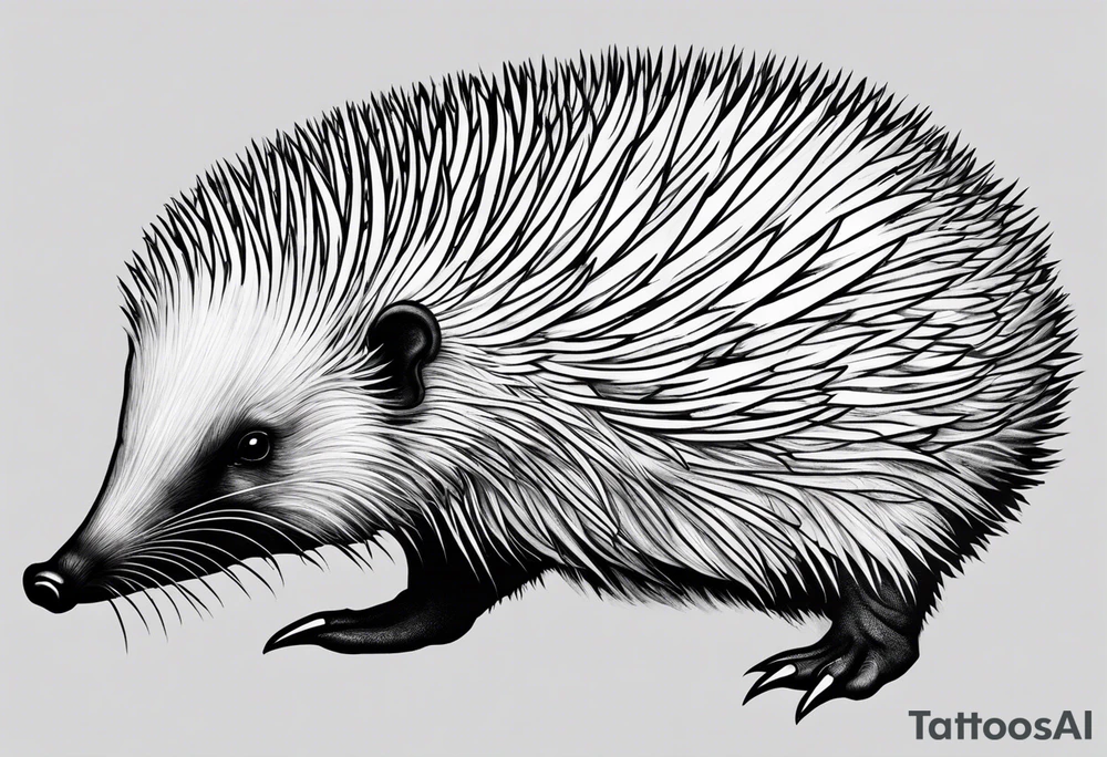 echidna tattoo idea