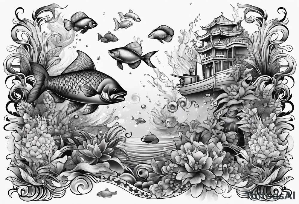 Underwater tattoo idea