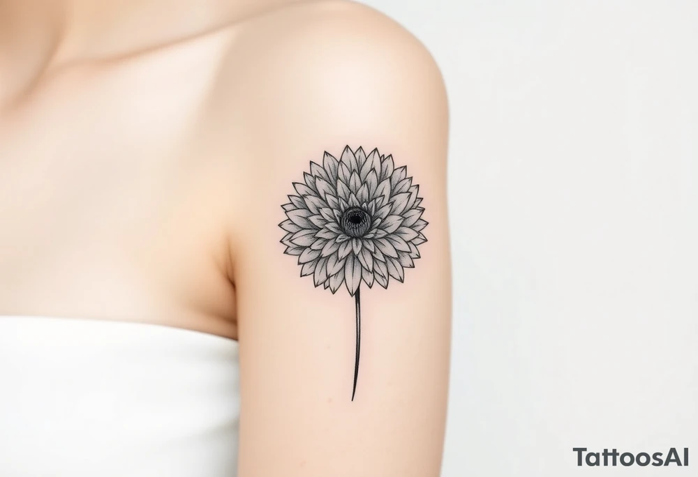 chrysanthemum tattoo idea