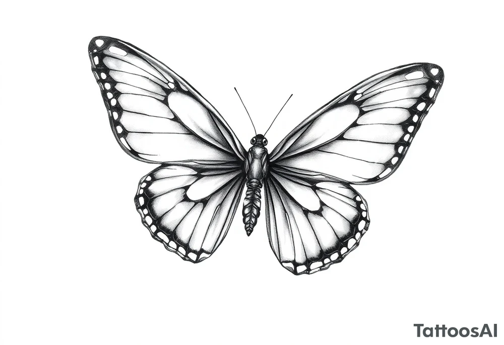 a butterfly tattoo idea