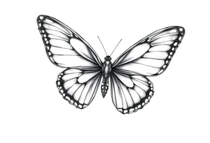 a butterfly tattoo idea