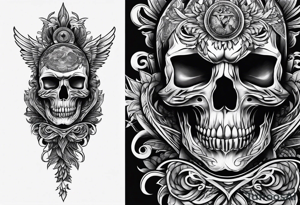 burning ground tattoo idea