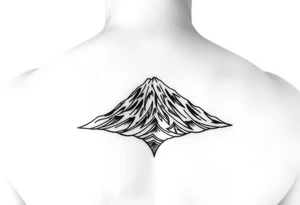 Traditional Mt Taranaki tattoo tattoo idea