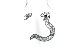 ankler with snake tattoo idea