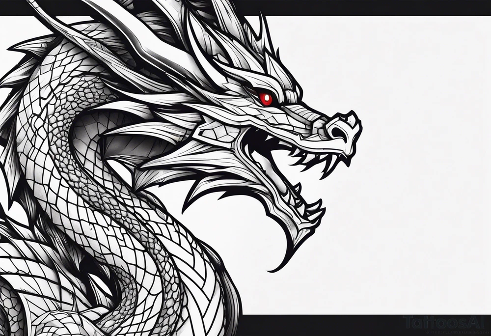Dragon arm tattoo tattoo idea