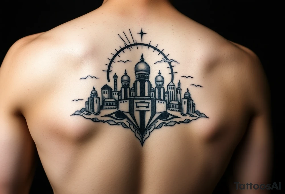 city of Atlantis
on arm tattoo idea