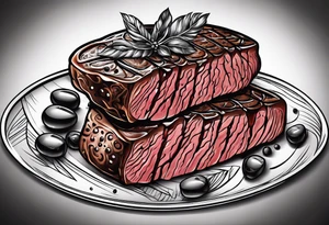 STEAK tattoo idea