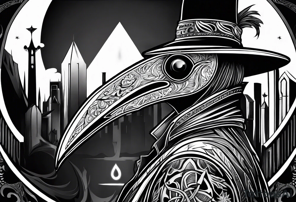 Plague doctor tattoo idea