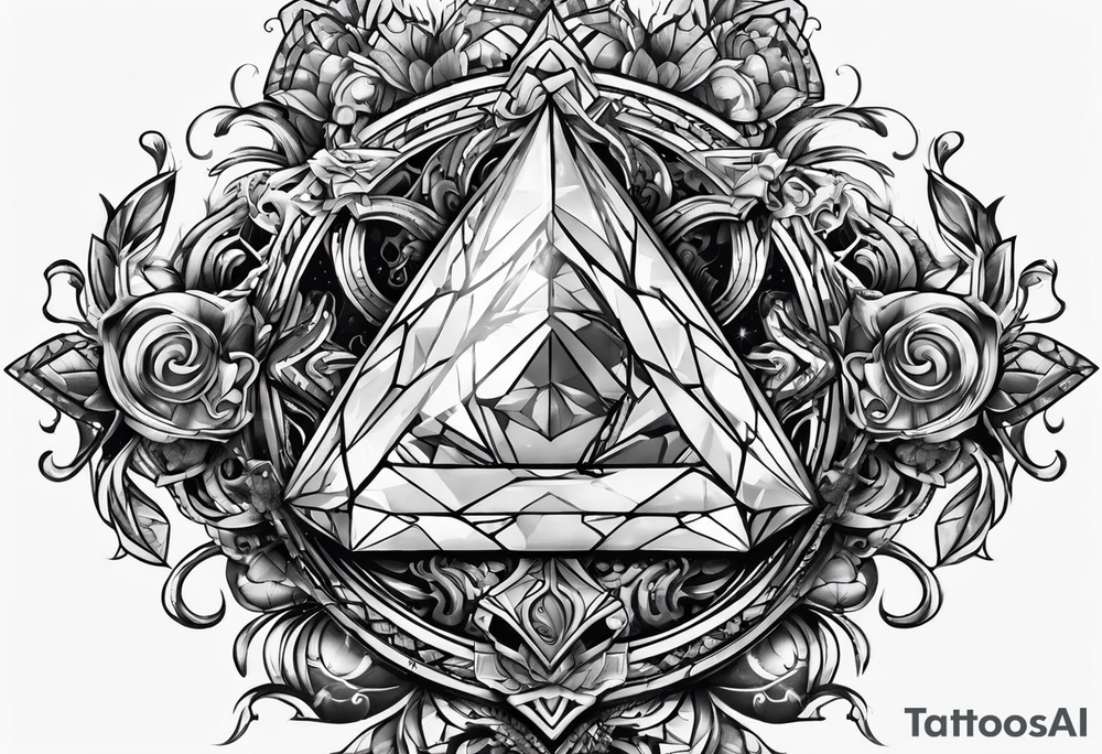 diamond tattoo idea