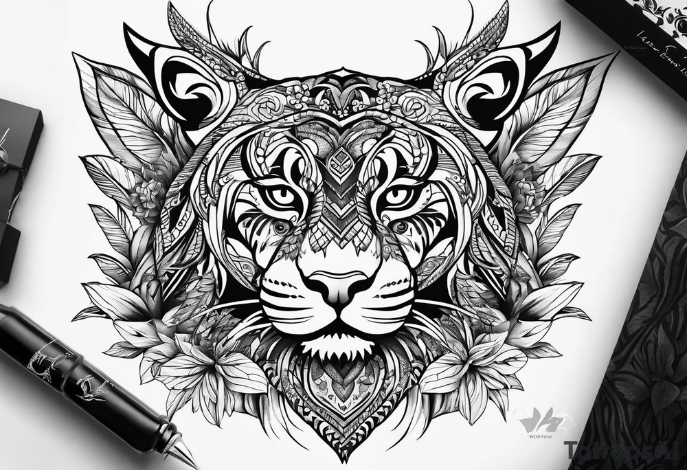 Kampala uganda animals flowers tattoo idea