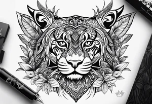 Kampala uganda animals flowers tattoo idea