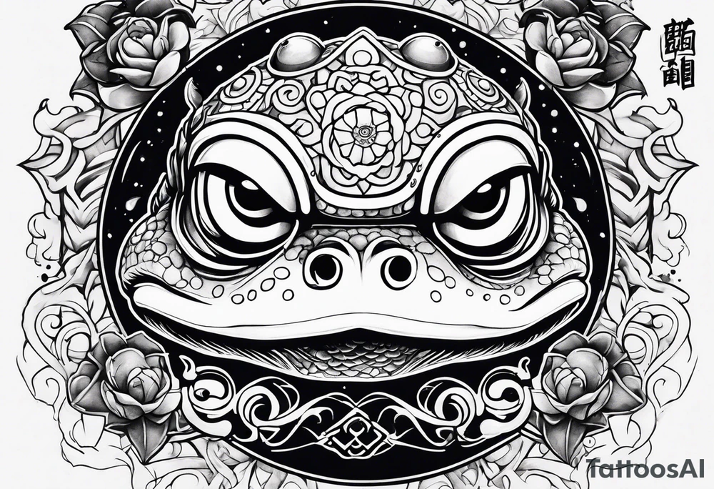 Jiraiya Naruto Gamakichi toad tattoo idea