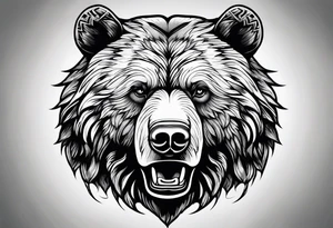 Grizzle Bear tattoo idea