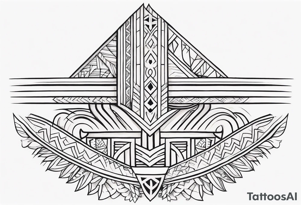 Polynesian minimal neck  tattoo tattoo idea
